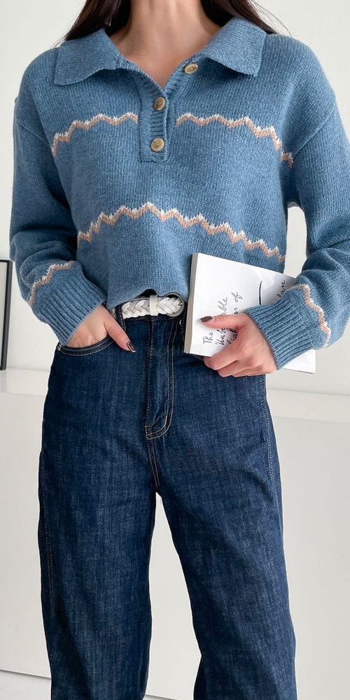 COLORANDCHOICE - Korean Children Fashion - #Kfashion4kids - Eri Jacquard Knit Top - 8