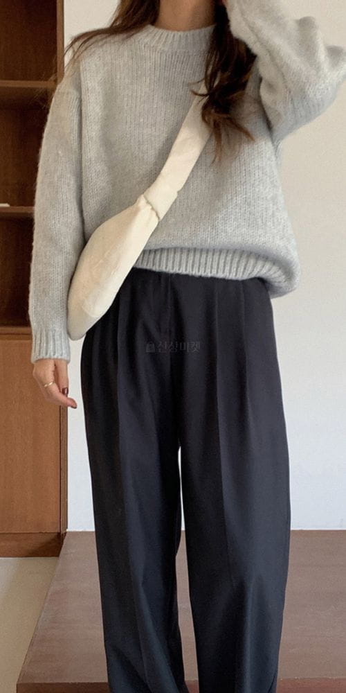 COMEHERE - Korean Children Fashion - #Kfashion4kids - Boca Round Knit Tee - 4