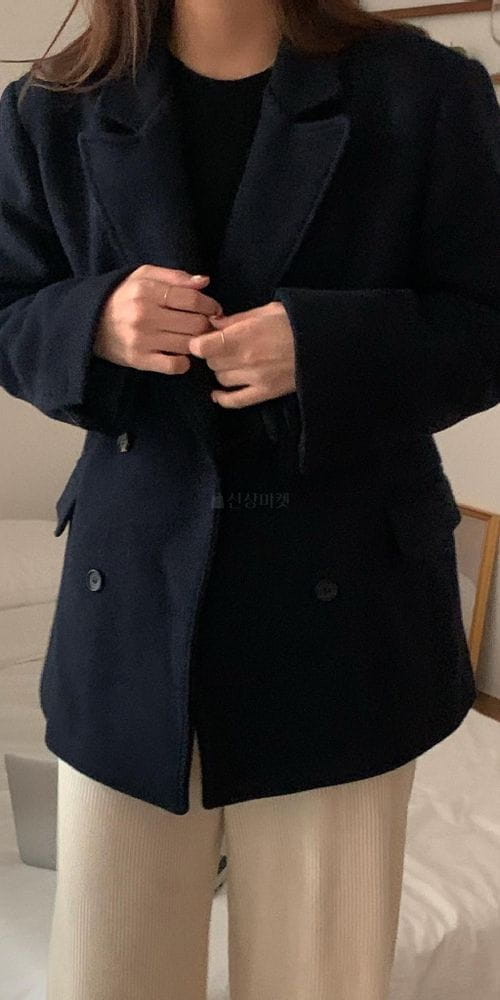 COMEHERE - Korean Children Fashion - #Kfashion4kids - Double Half Coat - 2
