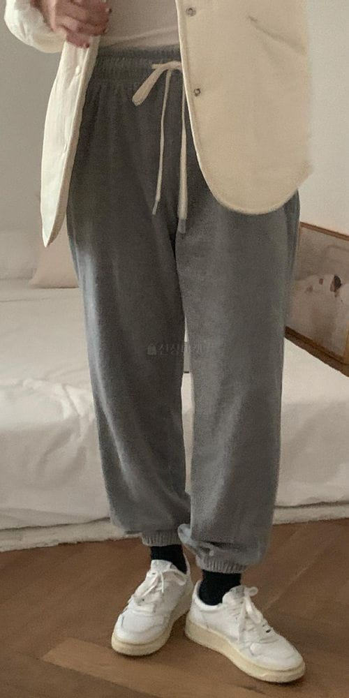 COMEHERE - Korean Children Fashion - #Kfashion4kids - Veloure Pants - 6
