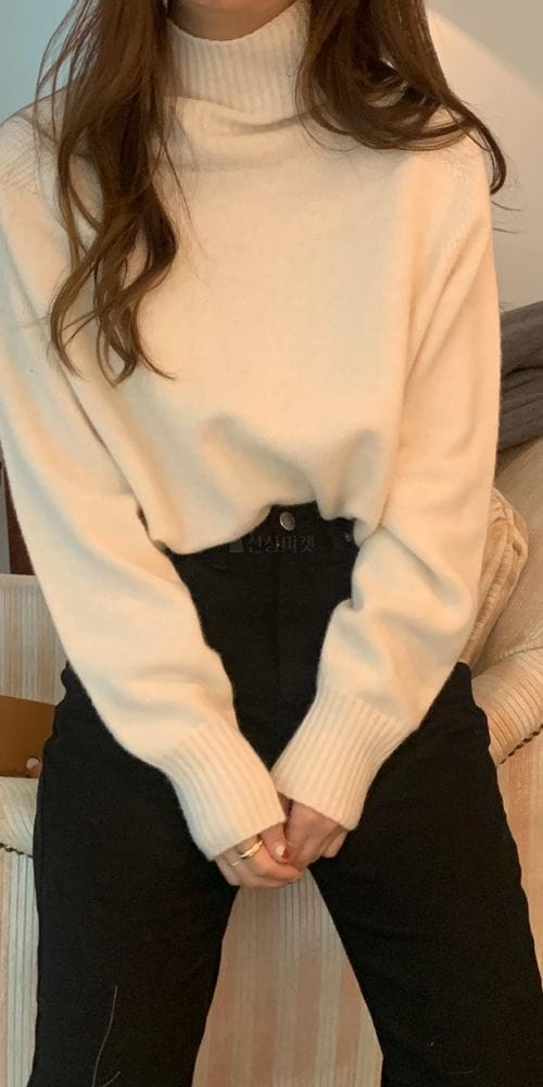 COMEHERE - Korean Children Fashion - #Kfashion4kids - Rose Whole Gament Knit Tee - 8