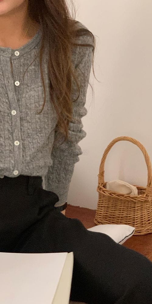 COMEHERE - Korean Children Fashion - #Kfashion4kids - Twist Cardigan - 2