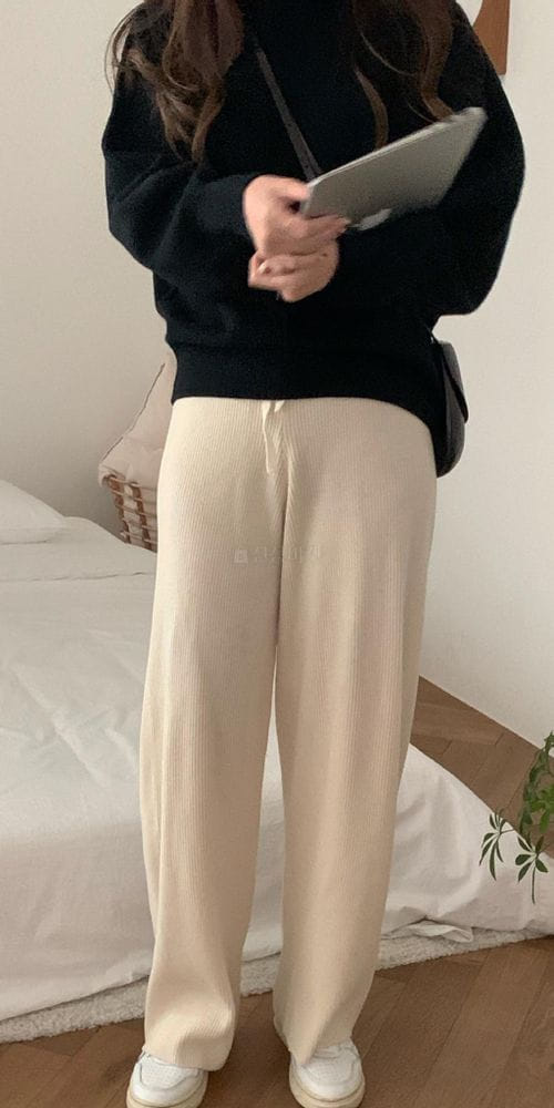 COMEHERE - Korean Children Fashion - #Kfashion4kids - Lay Knit Pants - 2