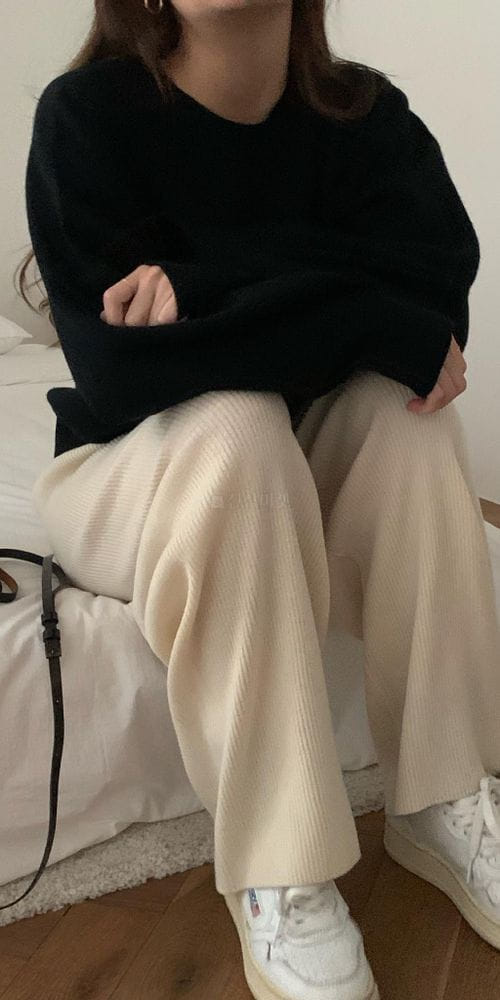 COMEHERE - Korean Children Fashion - #Kfashion4kids - Lay Knit Pants - 3