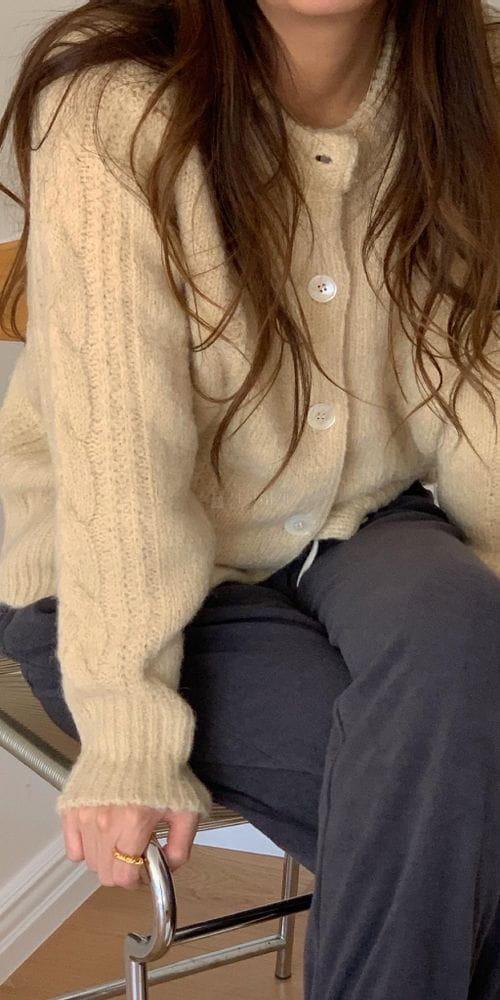 COMEHERE - Korean Children Fashion - #Kfashion4kids - Merry Twist Cardigan - 4