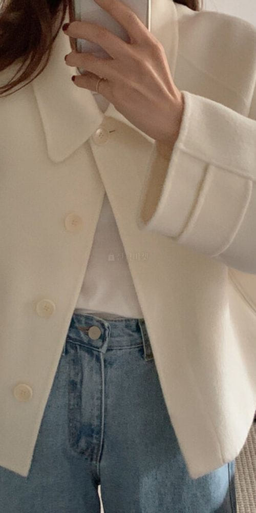 COMEHERE - Korean Children Fashion - #Kfashion4kids - Short Hand Made Jacket