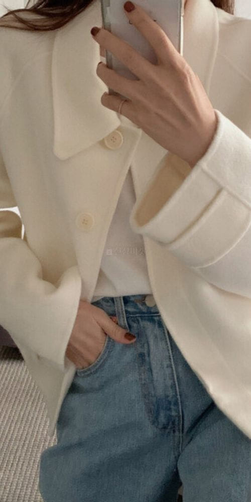 COMEHERE - Korean Children Fashion - #Kfashion4kids - Short Hand Made Jacket - 2