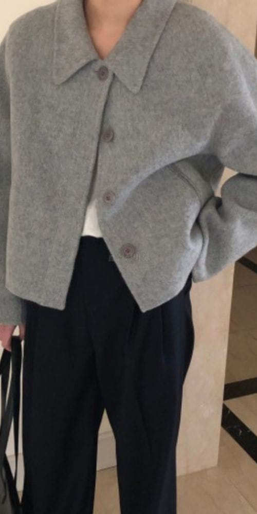 COMEHERE - Korean Children Fashion - #Kfashion4kids - Short Hand Made Jacket - 4