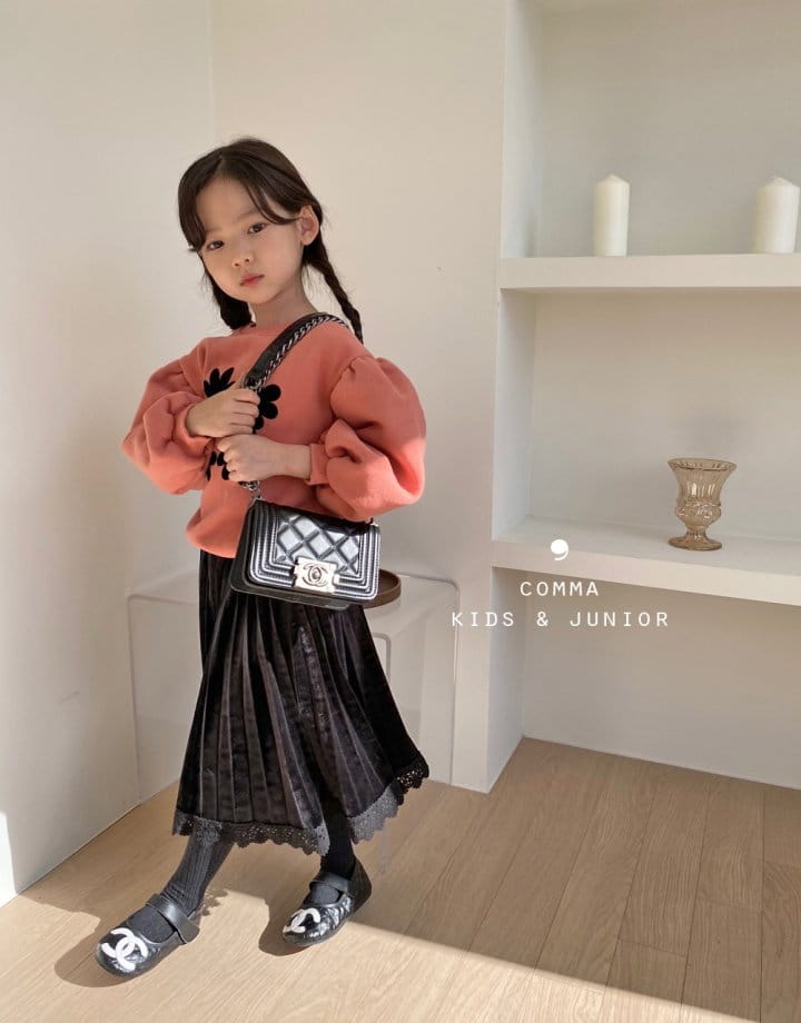 COMMA - Korean Children Fashion - #Kfashion4kids - Lace Wrinkle Skirt - 11