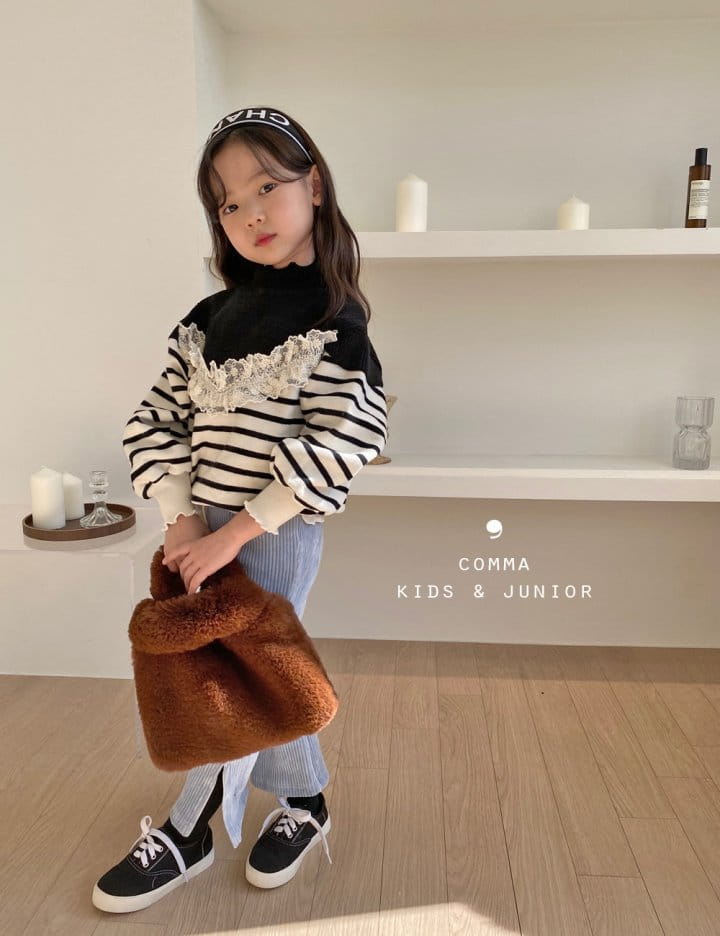COMMA - Korean Children Fashion - #Kfashion4kids - V Mis Sweatshirt - 10