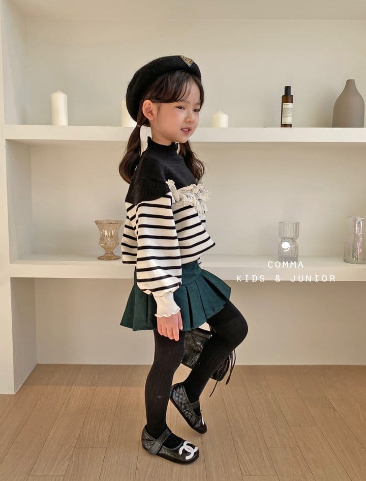 COMMA - Korean Children Fashion - #Kfashion4kids - V Mis Sweatshirt - 2