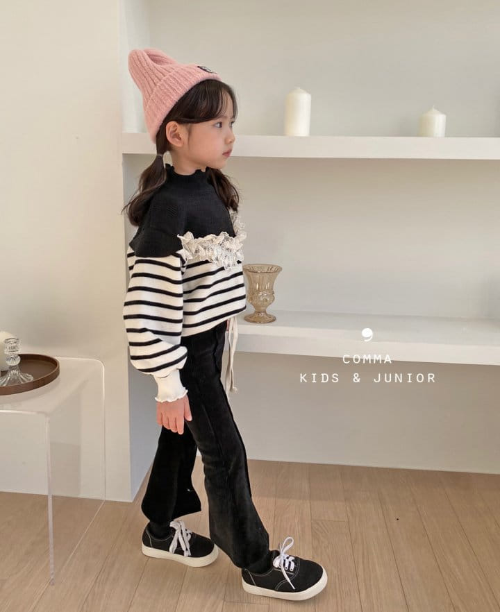 COMMA - Korean Children Fashion - #Kfashion4kids - Slit Bootscut - 3