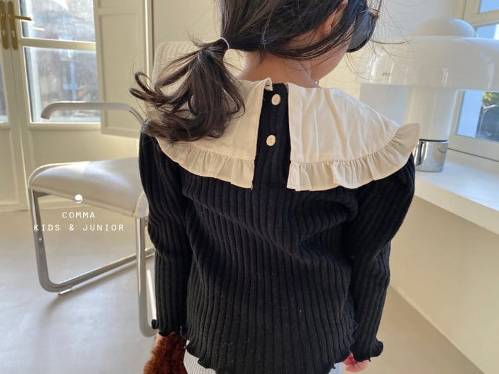 COMMA - Korean Children Fashion - #Kfashion4kids - Winter Collar Puff Tee - 10