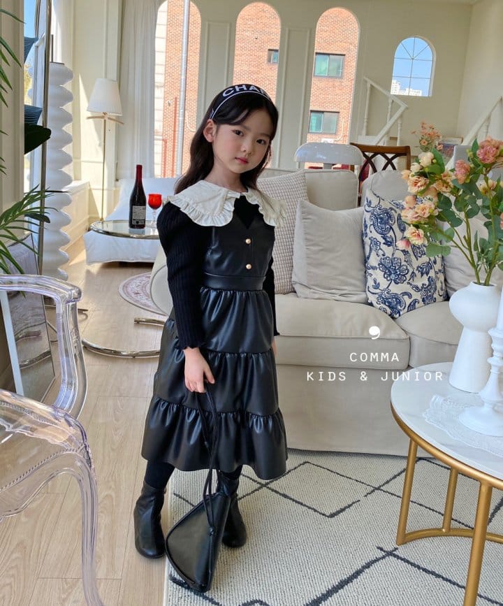 COMMA - Korean Children Fashion - #Kfashion4kids - Winter Collar Puff Tee - 5