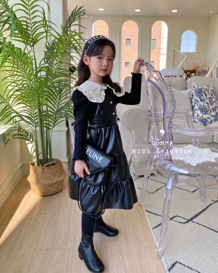 COMMA - Korean Children Fashion - #Kfashion4kids - Winter Collar Puff Tee - 7