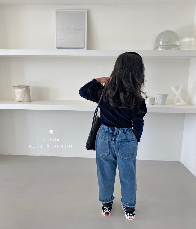 COMMA - Korean Children Fashion - #Kfashion4kids - Edge Slash Jeans - 3