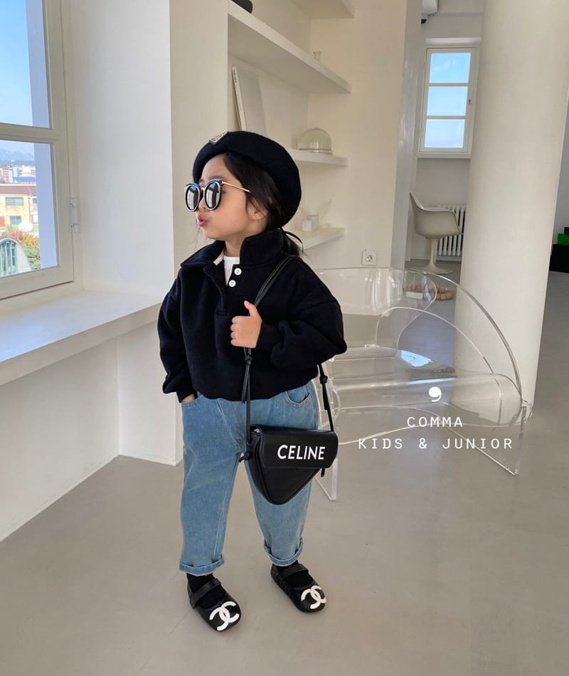 COMMA - Korean Children Fashion - #Kfashion4kids - Edge Slash Jeans - 5