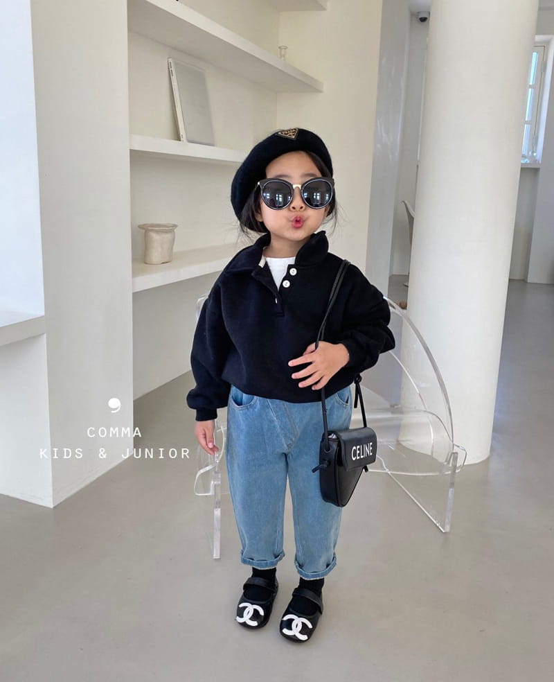 COMMA - Korean Children Fashion - #Kfashion4kids - Edge Slash Jeans - 7