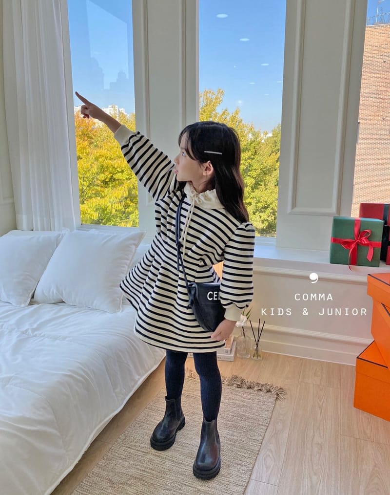 COMMA - Korean Children Fashion - #Kfashion4kids - Stripes Goody One-piece - 3