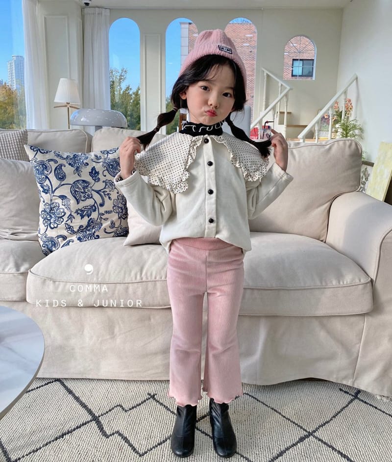 COMMA - Korean Children Fashion - #Kfashion4kids - Collar Cardigan