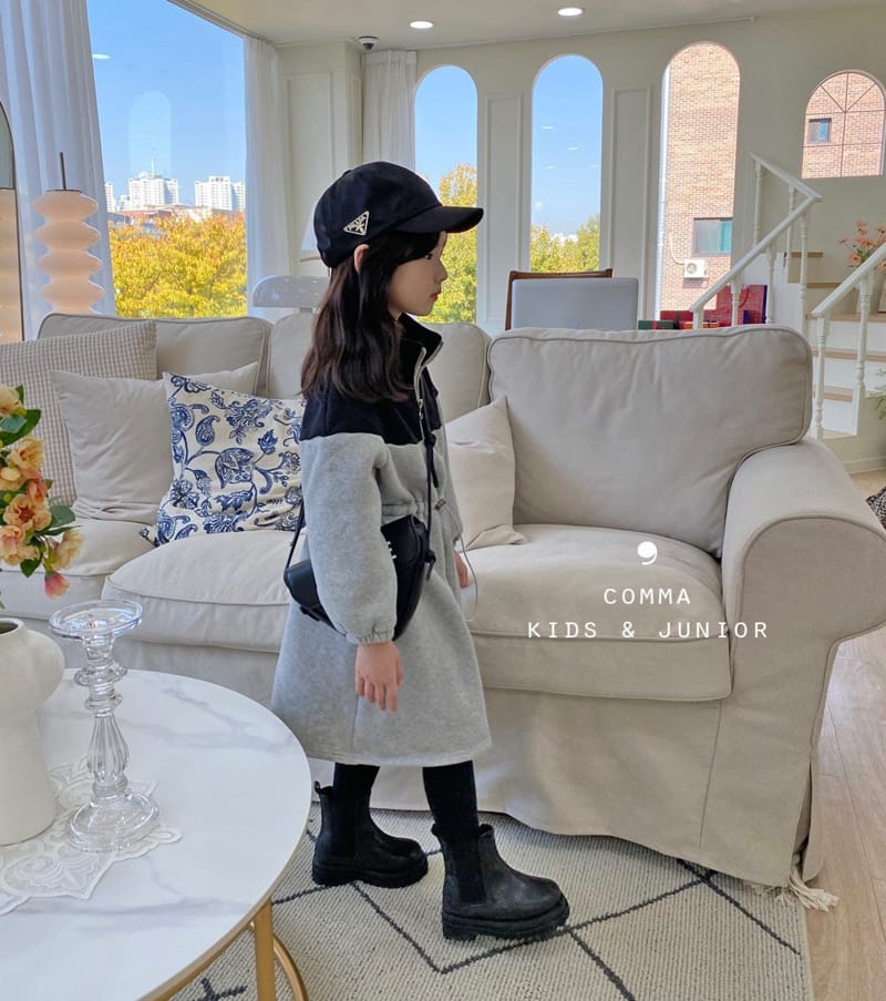 COMMA - Korean Children Fashion - #Kfashion4kids - Zip-up One-piece - 3
