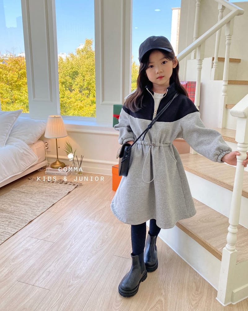 COMMA - Korean Children Fashion - #Kfashion4kids - Zip-up One-piece - 4