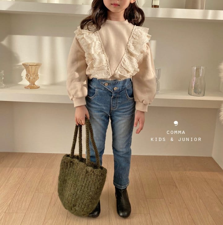 COMMA - Korean Children Fashion - #Kfashion4kids - Two Button Jeans