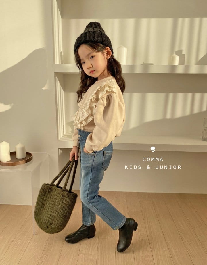COMMA - Korean Children Fashion - #Kfashion4kids - Two Button Jeans - 6