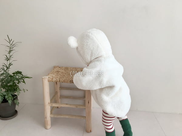 CONCOCTER - Korean Children Fashion - #Kfashion4kids - Bebe Rodolf Boa Bodysuit - 2
