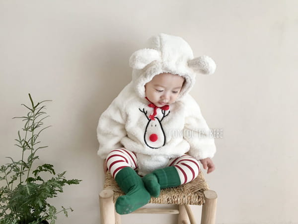 CONCOCTER - Korean Children Fashion - #Kfashion4kids - Bebe Rodolf Boa Bodysuit - 4