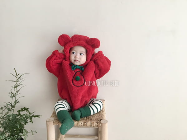 CONCOCTER - Korean Children Fashion - #Kfashion4kids - Bebe Rodolf Boa Bodysuit - 7