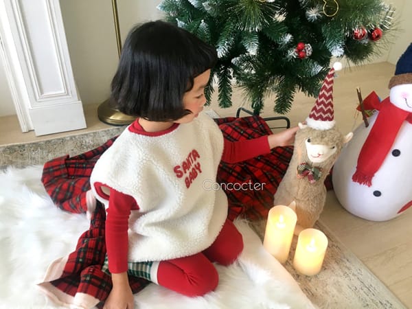 CONCOCTER - Korean Children Fashion - #Kfashion4kids - Santa Baby Dumble Vest