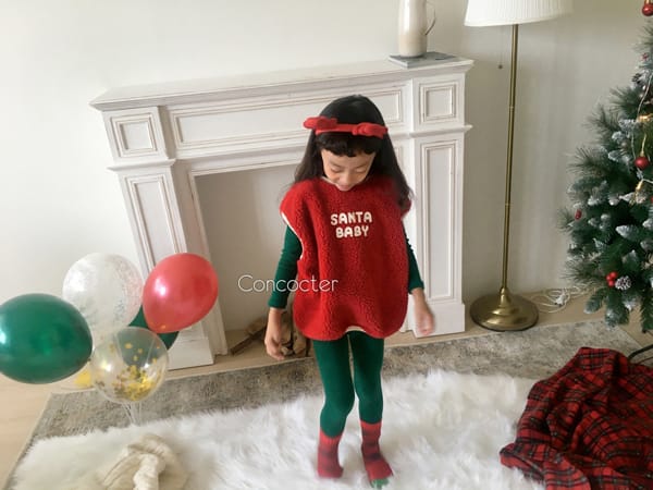 CONCOCTER - Korean Children Fashion - #Kfashion4kids - Santa Baby Dumble Vest - 10