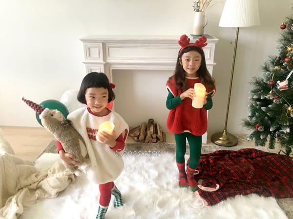 CONCOCTER - Korean Children Fashion - #Kfashion4kids - Santa Baby Dumble Vest - 6