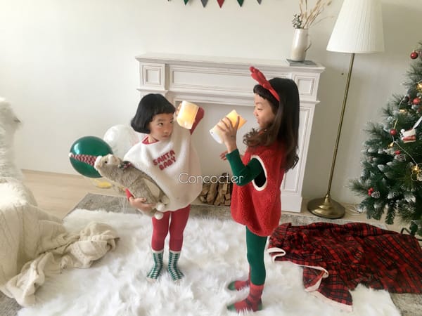 CONCOCTER - Korean Children Fashion - #Kfashion4kids - Santa Baby Dumble Vest - 7