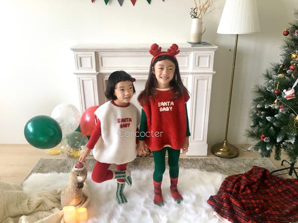 CONCOCTER - Korean Children Fashion - #Kfashion4kids - Santa Baby Dumble Vest - 9