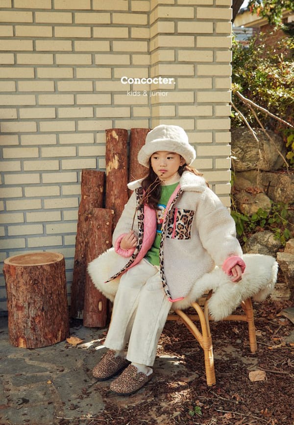 CONCOCTER - Korean Children Fashion - #Kfashion4kids - Leopard Dumble Jumper - 10