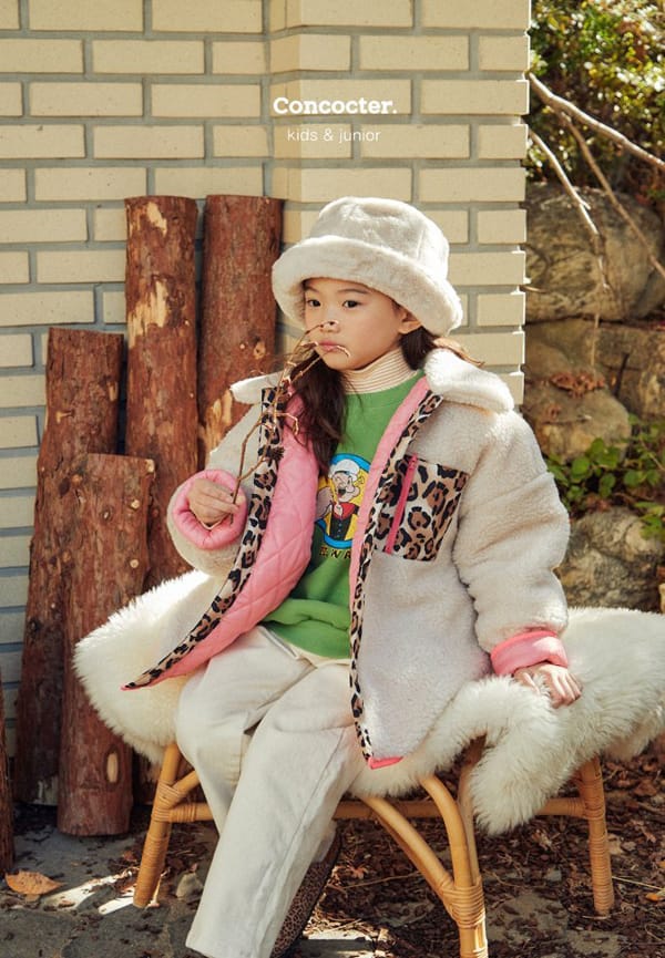 CONCOCTER - Korean Children Fashion - #Kfashion4kids - Leopard Dumble Jumper - 11