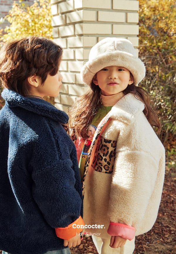 CONCOCTER - Korean Children Fashion - #Kfashion4kids - Leopard Dumble Jumper - 2