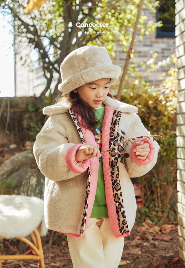 CONCOCTER - Korean Children Fashion - #Kfashion4kids - Leopard Dumble Jumper - 9