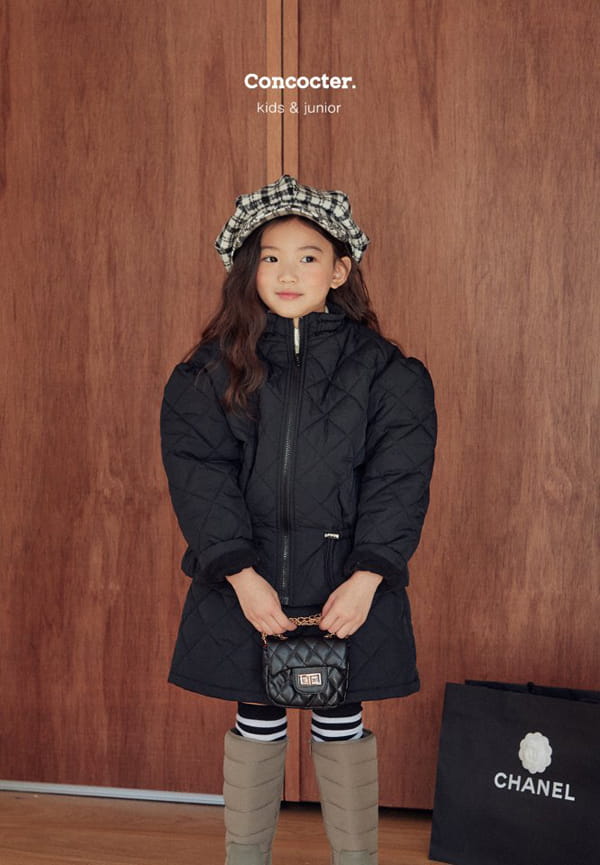 CONCOCTER - Korean Children Fashion - #Kfashion4kids - Whole In One Padding Shirring Outer Skirt Set - 10