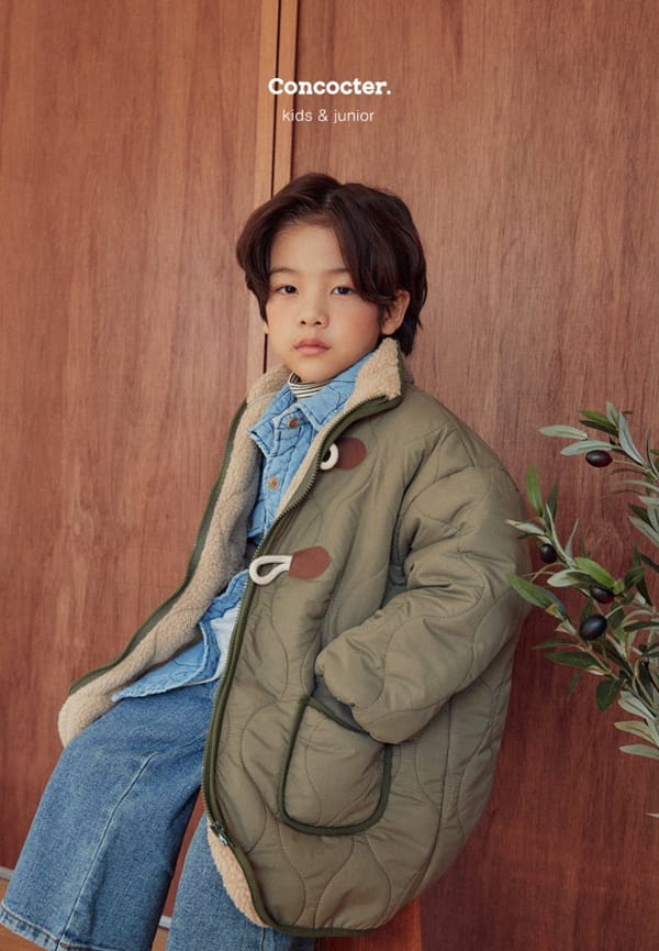 CONCOCTER - Korean Children Fashion - #Kfashion4kids - Fleece Wide Pants - 2