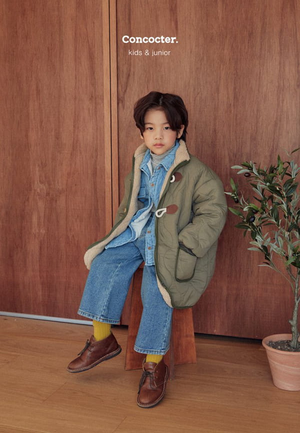 CONCOCTER - Korean Children Fashion - #Kfashion4kids - Fleece Wide Pants - 3