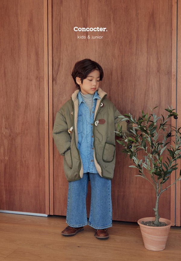 CONCOCTER - Korean Children Fashion - #Kfashion4kids - Fleece Wide Pants - 7