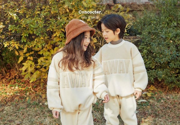 CONCOCTER - Korean Children Fashion - #Kfashion4kids - Away Bboglei Top Bottom Set - 3
