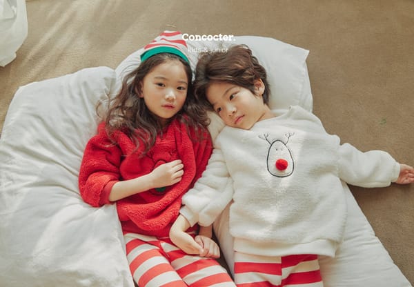 CONCOCTER - Korean Children Fashion - #Kfashion4kids - Big Stripes Leggings - 12