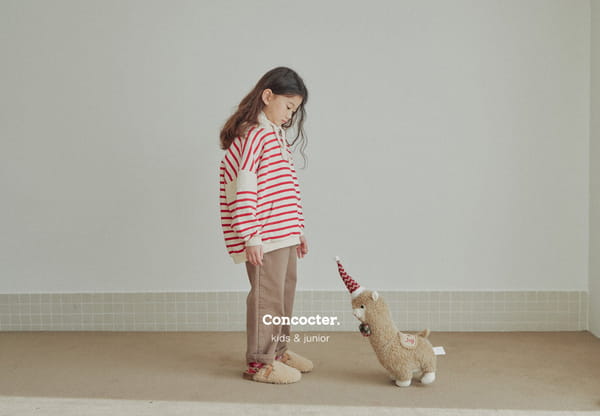 CONCOCTER - Korean Children Fashion - #Kfashion4kids - Striaght Cottom Pants - 12