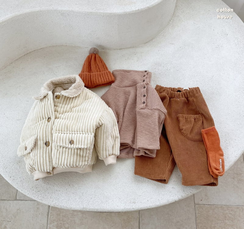 COTTON HOUSE - Korean Children Fashion - #Kfashion4kids - Danjjak Knit Turtleneck Tee - 10