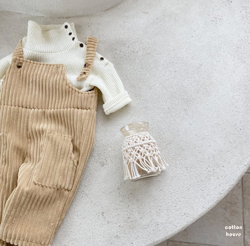 COTTON HOUSE - Korean Children Fashion - #Kfashion4kids - Danjjak Knit Turtleneck Tee - 4