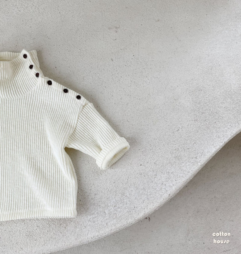 COTTON HOUSE - Korean Children Fashion - #Kfashion4kids - Danjjak Knit Turtleneck Tee - 5